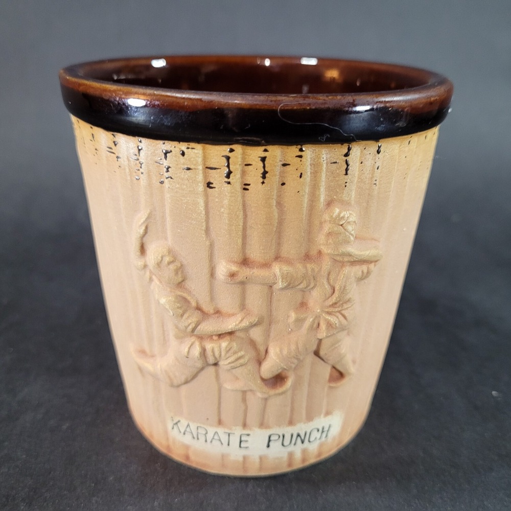 Vintage Karate Tiki Mug Punch Miyako Hotel San Francisco Cup Planter Vase